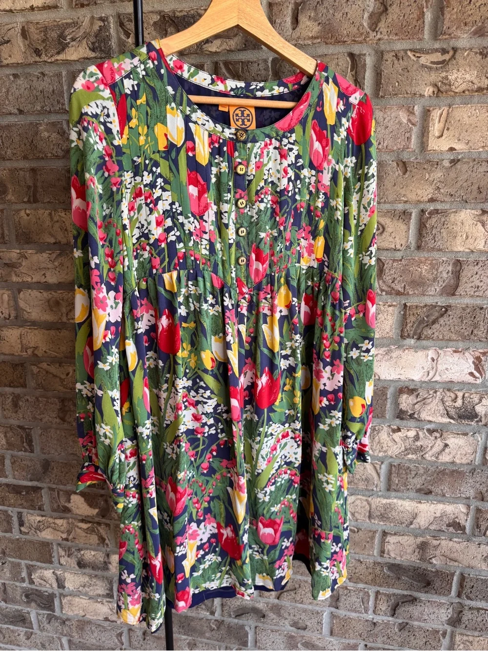 Tory Burch Spring 2010 Runway Floral Silk Dress Size 4 Archive